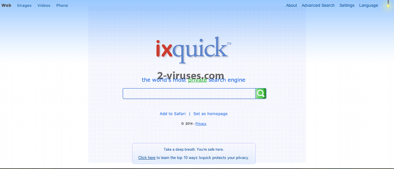 Le virus Ixquick.com