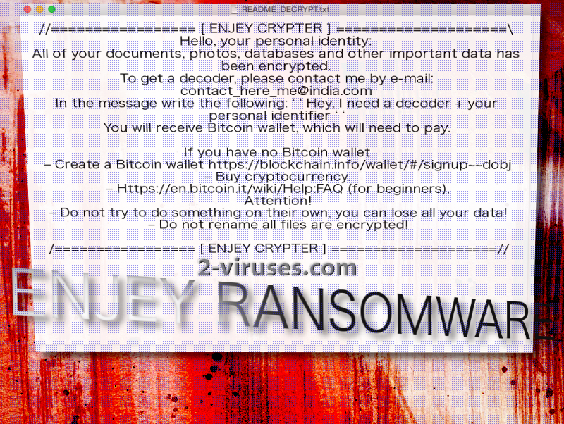 Enjey ransomware