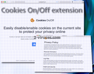 L’extension Cookies On/Off
