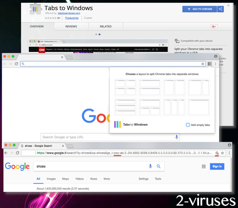 Tabs To Windows virus