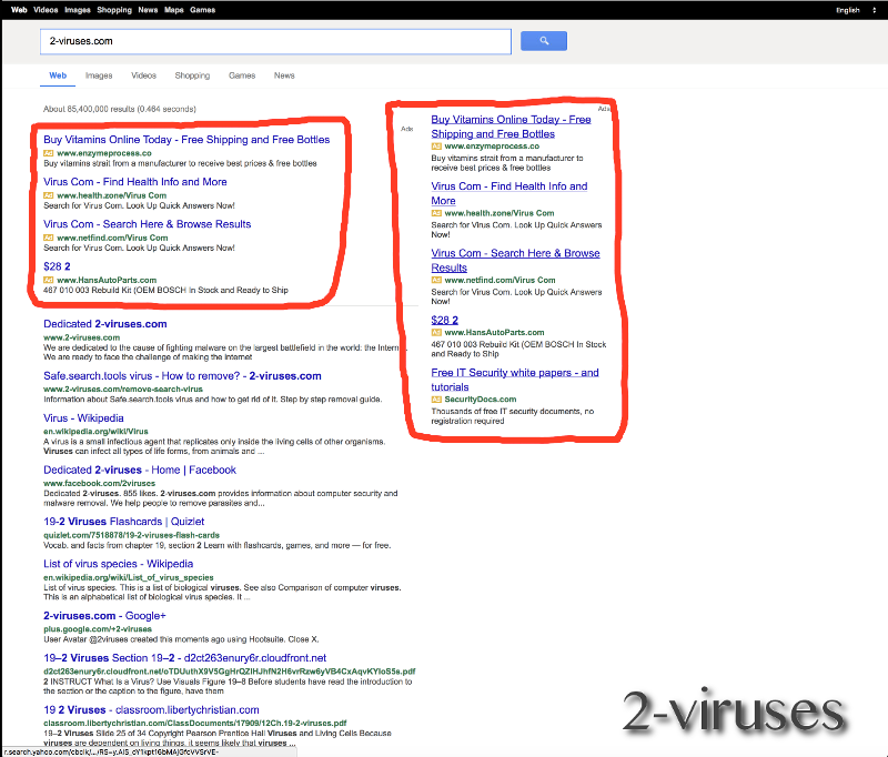 Vosteran search results