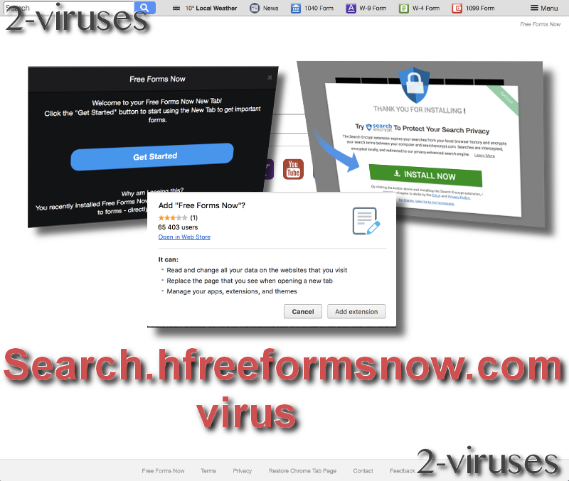 Search.hfreeformsnow.com virus remove