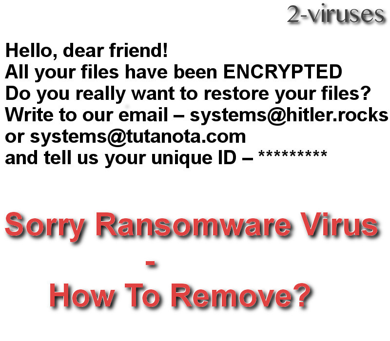 Sorry Ransomware Virus