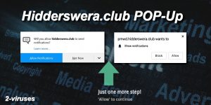 Le pop-up Hidderswera.club