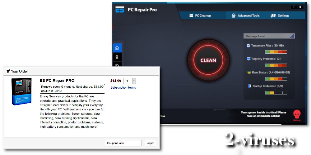 PC repair pro virus purchase full version