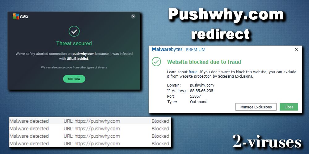 pushwhy.com browser redirects